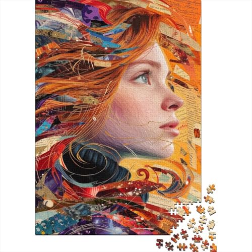 Puzzle Farbenfrohes Schönes Mädchen Geschicklichkeitsspiel Home Dekoration Puzzle Anime Mädchen Clevere Rätsel 300-teilige Puzzles Erwachsenen Puzzle Für Erwachsene 300pcs (40x28cm) von VesFy