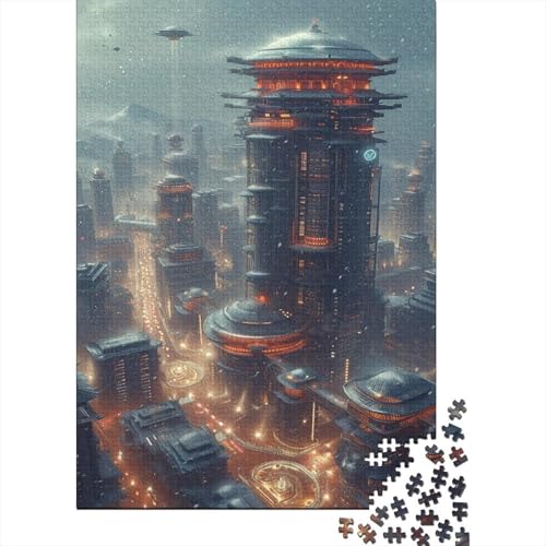 Puzzle Farbenfrohes Science Fiction Geschicklichkeitsspiel Home Dekoration Puzzle Beautiful Landschaft Clevere Rätsel 1000-teilige Puzzles Erwachsenen Puzzle Für Erwachsene 1000pcs (75x50cm) von VesFy