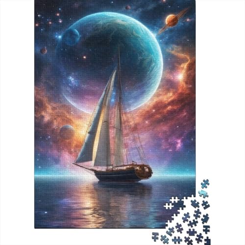 Puzzle Farbenfrohes Segelboote Geschicklichkeitsspiel Erwachsene Puzzles Verkehr Puzzle 300 Teile Erwachsenen Puzzle Für Die Ganze Familie 300pcs (40x28cm) von VesFy