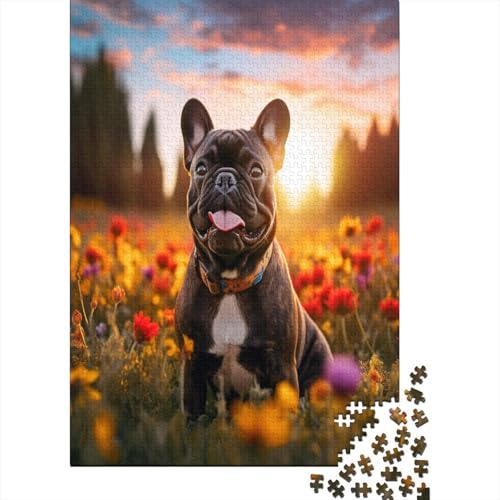 Puzzle Kampfhund Puzzle Farbenfrohes Legespiel Lernspiel Herausforderung Spielzeug Tier Puzzle-Geschenk Puzzle 500 Teile Herausforderndes Puzzle Für Erwachsene 500pcs (52x38cm) von VesFy