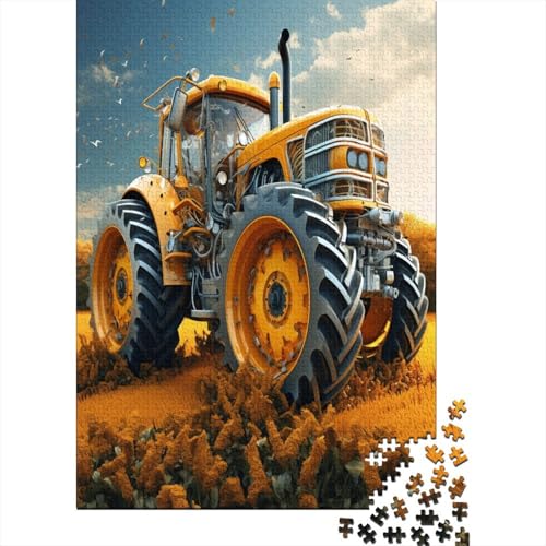 Puzzle Landwirtschaftliche Fahrzeuge Geschicklichkeitsspiel Erwachsene Puzzles Verkehr Puzzle-Geschenk 300 Teile Puzzle Erwachsenen Puzzle Für Erwachsene Und Kinder 300pcs (40x28cm) von VesFy