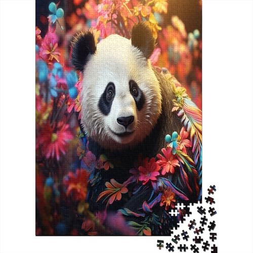 Puzzle Niedlicher Bär Puzzle Farbenfrohes Legespiel Lernspiel Herausforderung Spielzeug Tier Buntes Legespiel 1000 Teile Impossible Puzzle Für Erwachsene 300pcs (40x28cm) von VesFy