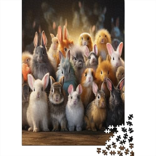 Puzzle Viele Tiere Klassische Puzzles Home Dekoration Puzzle Cute Tiers Clevere Rätsel 1000 Teile Geburtstagsgeschenk Für Erwachsene Für Erwachsene Und Kinder 1000pcs (75x50cm) von VesFy