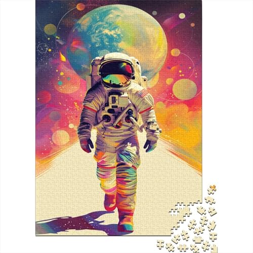 Puzzles Bunter Astronaut Klassische Puzzles Home Dekoration Puzzle Raumanzüge Puzzle 1000 Teile Erwachsenen Puzzle Für Erwachsene 1000pcs (75x50cm) von VesFy