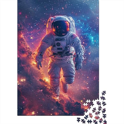 Puzzles Cooler Astronaut Geschicklichkeitsspiel Erwachsene Puzzles Raumanzüge 1000 Teile Puzzle Herausforderndes Puzzle Für Erwachsene Und Kinder 1000pcs (75x50cm) von VesFy