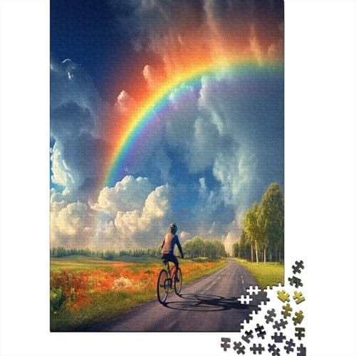 Puzzles Kreativ-Fahrrad Klassische Puzzles Erwachsene Puzzles Fahrzeug Clevere Rätsel 500 Teile Impossible Puzzle Für Erwachsene Kinder 500pcs (52x38cm) von VesFy