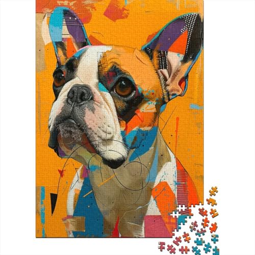 Puzzles Niedlicher Hund Geschicklichkeitsspiel Erwachsene Puzzles Tier 1000 Teile Puzzle Herausforderndes Puzzle Für Erwachsene Und Kinder 300pcs (40x28cm) von VesFy