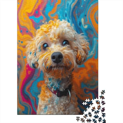 Puzzles Niedlicher Hund Klassische Puzzles Home Dekoration Puzzle Tier Puzzle 1000 Teile Erwachsenen Puzzle Für Erwachsene 300pcs (40x28cm) von VesFy