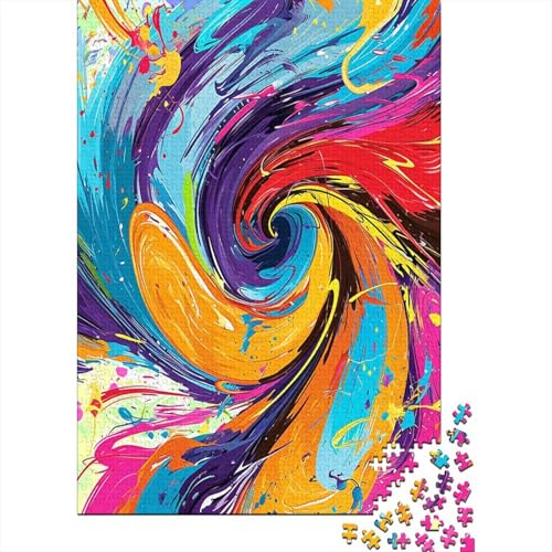 Puzzles Pigment-Kunst Klassische Puzzles Home Dekoration Puzzle Künstlerische Motive Puzzle-Geschenk Puzzle 1000 Teile Herausforderndes Geschicklichkeitsspiel Für Erwachsene Und Kinder 1000pcs 75x50cm von VesFy