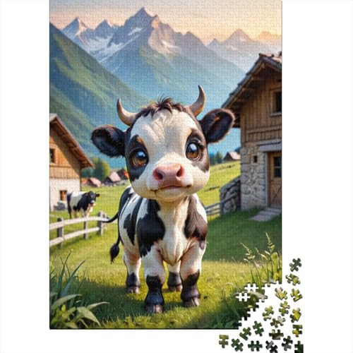 Puzzles Vieh Klassische Puzzles Home Dekoration Puzzle Tiers Clevere Rätsel 300 Teile Herausforderndes Puzzle Für Erwachsene Und Kinder 300pcs (40x28cm) von VesFy