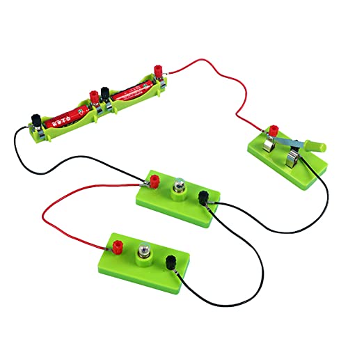 Vesdrtyr DIY Circuit Electricity Learning Satz Physik Lernspielzeug für Kinder STEM Experiment, das Praktisches FäHigkeitsspielzeug Unterrichtet von Vesdrtyr
