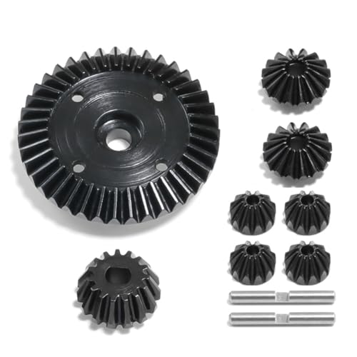 Vesdrtyr XV02 TT02 TT02B 45-Gauge-Stahl, Kompletter Satz Differentialgetriebe + Hauptzahnradsatz Stahlzahnrad (C) von Vesdrtyr