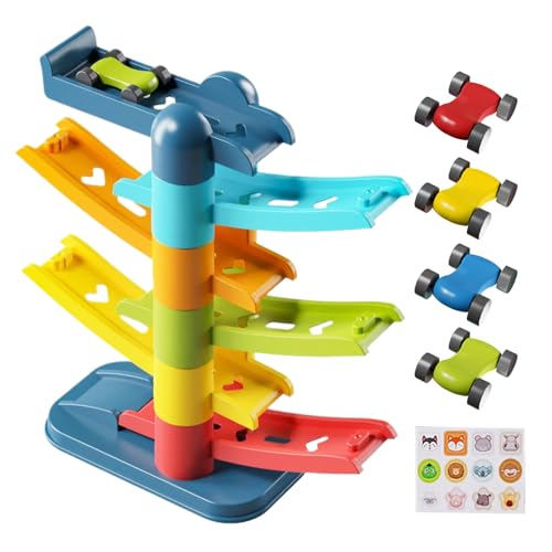 Vesidoloy Autorennbahn,Rennwagen Set - Interaktives Spielset Fördert Motorik Lernspielzeug Ab 3 Jahre Vesidoloy Autorennbahn,Rennwagen Set - Interaktives Spielset Fördert Motorik Lernspielzeug Ab 3 Jahre von Vesidoloy