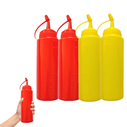 Vesidoloy Fake Senf Streich Ketchup Flasche, 4 Stück Fake Squirt Senf Und Ketchup Bottle Prank Gag Set, Lustige Gefälschte Salatdressing Flasche, Quetschen Lustiges Streichspielzeug Vesidoloy Fake Senf Streich Ketchup Flasche, 4 Stück Fake Squirt Senf Und Ketchup Bottle Prank Gag Set, Lustige Gefälschte Salatdressing Flasche, Quetschen Lustiges Streichspielzeug von Vesidoloy