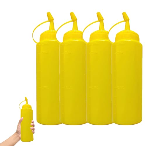 Vesidoloy Fake Senf Streich Ketchup Flasche, 4 Stück Fake Squirt Senf Und Ketchup Bottle Prank Gag Set, Lustige Gefälschte Salatdressing Flasche, Quetschen Lustiges Streichspielzeug Vesidoloy Fake Senf Streich Ketchup Flasche, 4 Stück Fake Squirt Senf Und Ketchup Bottle Prank Gag Set, Lustige Gefälschte Salatdressing Flasche, Quetschen Lustiges Streichspielzeug von Vesidoloy