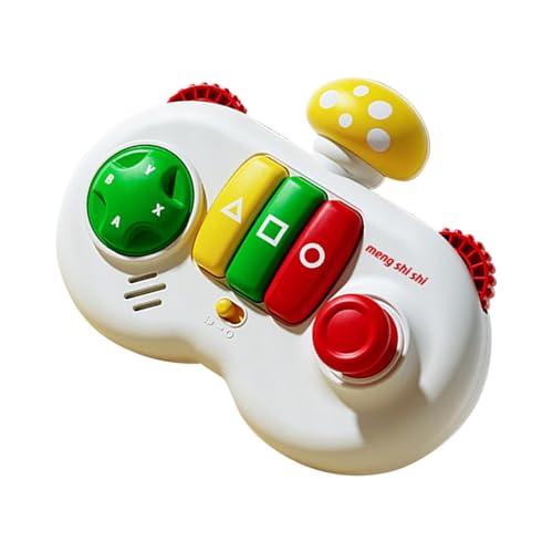 Vesidoloy Geschäftiger Game Controller Board, Kinder geschäftige Spielzeuge für Reisen,Fun Pilz geschäftige Spielzeug - Feinmotorische Fähigkeiten, Reiseaktivitäten mit 3 Modi, Lernspiel für von Vesidoloy