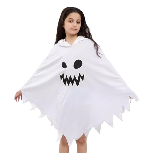 Vesidoloy Unisex-Kinder- -Kostüm, langlebiges Geisterkleid, bequemes gruseliges, Mädchen-Kostüm für Halloween, Weihnachten, Neujahr Vesidoloy Unisex-Kinder- -Kostüm, langlebiges Geisterkleid, bequemes gruseliges, Mädchen-Kostüm für Halloween, Weihnachten, Neujahr von Vesidoloy