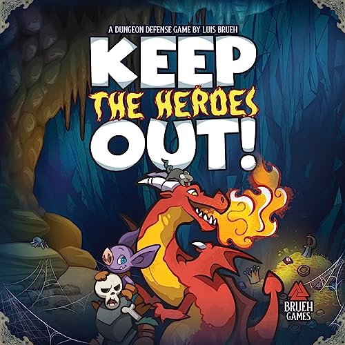 Vesuvius Media - Keep The Heroes Out - Boardgame -1 to 4 Players - Recommended Age 13+ - English von Vesuvius Media