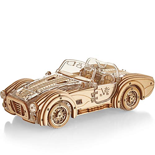 Speedster-V2 Veter Modelle Holz 3D Puzzle für Erwachsene DIY Kunststoff STEM Spielzeug Hobby Geschenk Modellierset Mechanische Puzzles von Veter Models