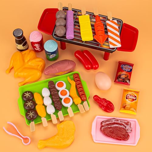 27-teiliges Grill-Set mit Backofen, für Kinder, aus ABS, Jo-uet, Lebensmittel, Küche, Küche, Kinder, Nachahmungsspiel, Spielzeug, Herd für Grill, Spielen, Essen 27-teiliges Grill-Set mit Backofen, für Kinder, aus ABS, Jo-uet, Lebensmittel, Küche, Küche, Kinder, Nachahmungsspiel, Spielzeug, Herd für Grill, Spielen, Essen von Vgvgaj