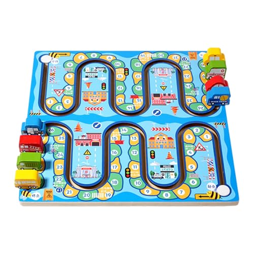 Labyrinth-Spiel, Auto-Puzzle, Lernspiel aus Holz mit Labyrinth von Farben und Zahlen, interaktives sensorisches Lernspielzeug für Schulen, Kindergarten, Kindergarten und Haus Labyrinth-Spiel, Auto-Puzzle, Lernspiel aus Holz mit Labyrinth von Farben und Zahlen, interaktives sensorisches Lernspielzeug für Schulen, Kindergarten, Kindergarten und Haus von Vgvgaj