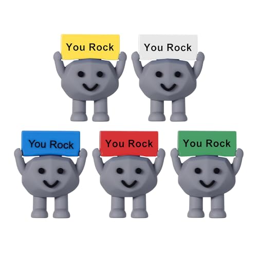 Motivierende Steine | 5 Stück Positive Sensorik Steine,Sammelfiguren Für Mädchen Kinder Erwachsene Familie Freunde Kollegen Geburtstag Motivierende Steine | 5 Stück Positive Sensorik Steine,Sammelfiguren Für Mädchen Kinder Erwachsene Familie Freunde Kollegen Geburtstag von Vgvgaj