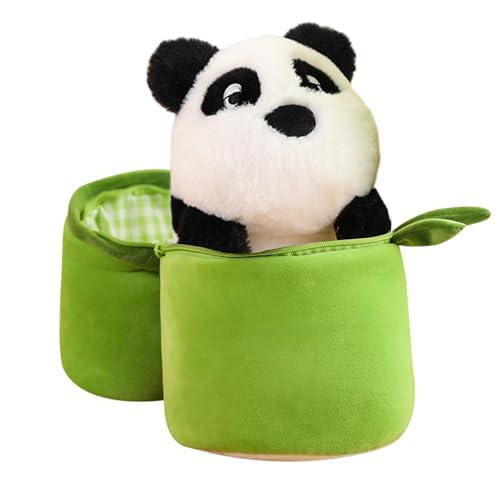 Panda Bamboos aus Plüsch, Panda im Inneren des Bambus-Plüschtiers, Anime-Plüschtier – bequemes Plüschtier zum Schlafen, Geburtstag von Vgvgaj