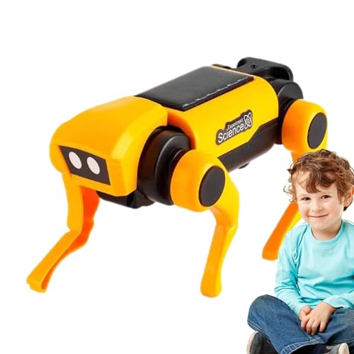 Roboterhund Bauen für Kinder, Roboterhund-Bausatz | Smart Robotics Hundeset - Solar Mechanic Dog Learning Educational Science Kits Solarbetriebenes Robotik-Kit für Jugendliche und Erwachsene von Vgvgaj