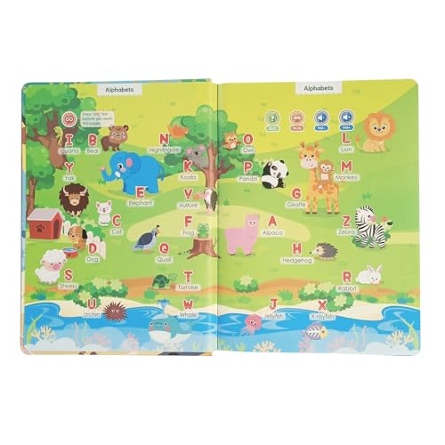 Sprechende Bücher | Alphabetbuch, elektronisches interaktives Spielzeug, 14 Themen, 260 + Wörter für Rechtschreibung, Erwachen zur Sprache, frühzeitige Bildung Sprechende Bücher | Alphabetbuch, elektronisches interaktives Spielzeug, 14 Themen, 260 + Wörter für Rechtschreibung, Erwachen zur Sprache, frühzeitige Bildung von Vgvgaj