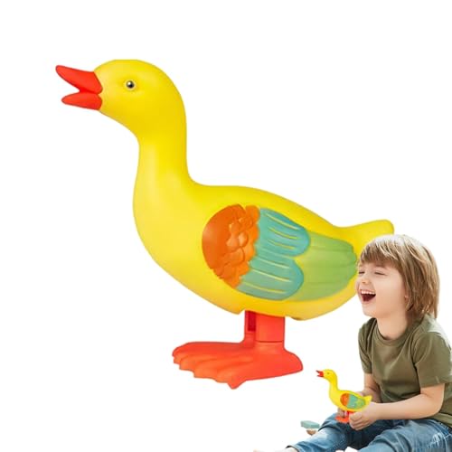 Springende Ente, Springende Ente, Spielzeug zum Aufziehen in Form einer ausgefallenen Ente, niedliches bewegliches Entenspielzeug, Springendes Spielzeug für den Frühling Springende Ente, Springende Ente, Spielzeug zum Aufziehen in Form einer ausgefallenen Ente, niedliches bewegliches Entenspielzeug, Springendes Spielzeug für den Frühling von Vgvgaj