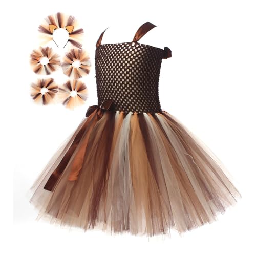 Tierkostüme für Löwen für – Tierkostüme Löwenkostüm für Kleinkinder, Ballkleid, Maskeradekleider mit verstellbarem Schultergurt für den Tag, Halloween, Shows Tierkostüme für Löwen für – Tierkostüme Löwenkostüm für Kleinkinder, Ballkleid, Maskeradekleider mit verstellbarem Schultergurt für den Tag, Halloween, Shows von Vgvgaj