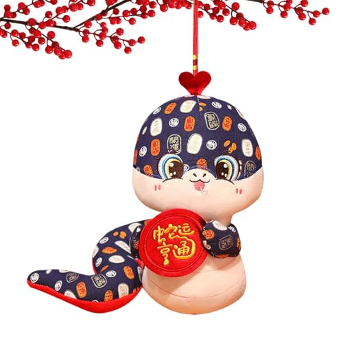 Vgvgaj 15 cm Chinesische Neujahrsschlange 2025 Plüschspielzeug Chinesische Neujahrsschlange Tier Schlange chinesisches Neujahrs-Plüschtier niedliches Plüschmaskottchen für Dekoration Vgvgaj 15 cm Chinesische Neujahrsschlange 2025 Plüschspielzeug Chinesische Neujahrsschlange Tier Schlange chinesisches Neujahrs-Plüschtier niedliches Plüschmaskottchen für Dekoration von Vgvgaj