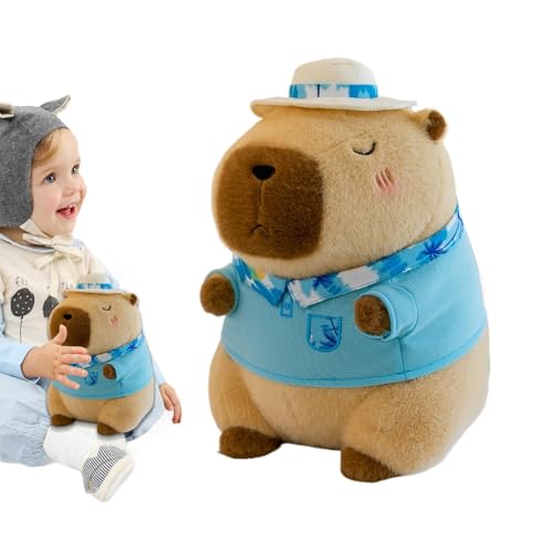 Vgvgaj Capybara-Plüschtier, Capybara – gefülltes Kissenspielzeug, Cartoon-Plüschtiere, Plüschkissen 9,5 Zoll für und Erwachsene, Begleitung zur Innendekoration Vgvgaj Capybara-Plüschtier, Capybara – gefülltes Kissenspielzeug, Cartoon-Plüschtiere, Plüschkissen 9,5 Zoll für und Erwachsene, Begleitung zur Innendekoration von Vgvgaj