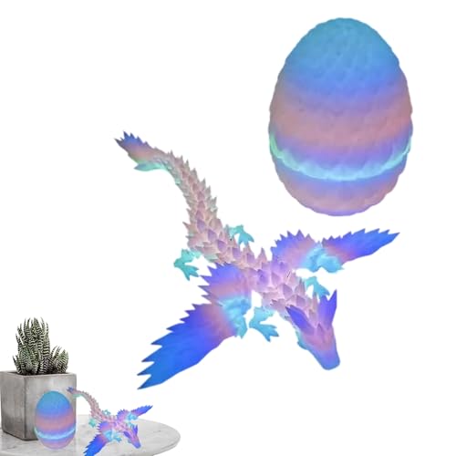 Vgvgaj Drachen-Ostereier, 3D-gedruckte Tiere, fliegende Dinosaurier-Figuren – Überraschung, kreativ, Stressabbau, sicher, Rotate, Dichtungen, Rotate Schritte Vgvgaj Drachen-Ostereier, 3D-gedruckte Tiere, fliegende Dinosaurier-Figuren – Überraschung, kreativ, Stressabbau, sicher, Rotate, Dichtungen, Rotate Schritte von Vgvgaj
