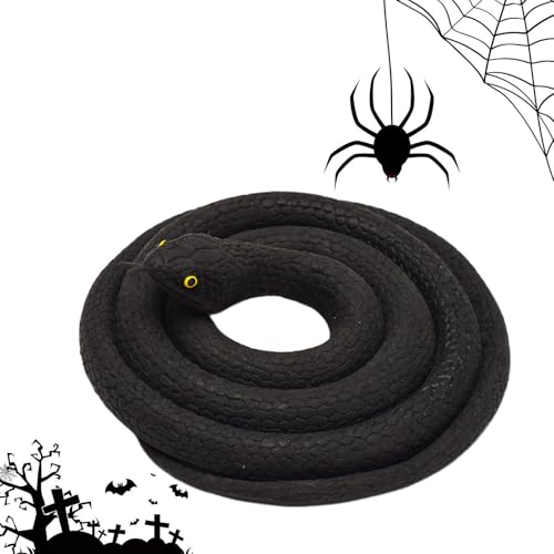 Vgvgaj Falsche Schlange – realistisches Schlangenspielzeug, 31,5 Zoll | Scherzspielzeug für die Halloween-Party am Aprilfischtag, Tricky Toys Prank Props Vgvgaj Falsche Schlange – realistisches Schlangenspielzeug, 31,5 Zoll | Scherzspielzeug für die Halloween-Party am Aprilfischtag, Tricky Toys Prank Props von Vgvgaj