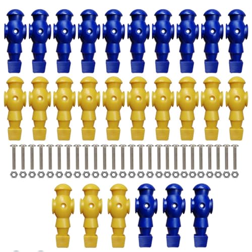 Vgvgaj Fußballtisch für Männer, Fußballspieler – kleine Fußballfigur für Männer – 26 x kleine Figur, Tischfußball-Komponenten, Spielfigur für Zubehör Vgvgaj Fußballtisch für Männer, Fußballspieler – kleine Fußballfigur für Männer – 26 x kleine Figur, Tischfußball-Komponenten, Spielfigur für Zubehör von Vgvgaj