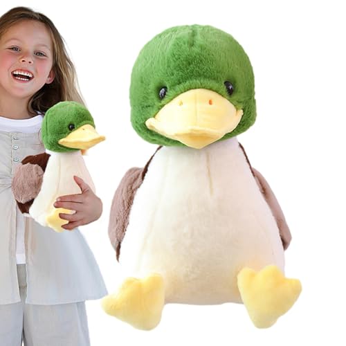 Vgvgaj Gelbe Ente Stofftier Plüsch, Süßes gelbes Ententier-Kuscheltier, Weiches, kuscheliges Geschenk für Spielbegleiter, Desktop-Wächterpuppe, Plüschtiere von Vgvgaj