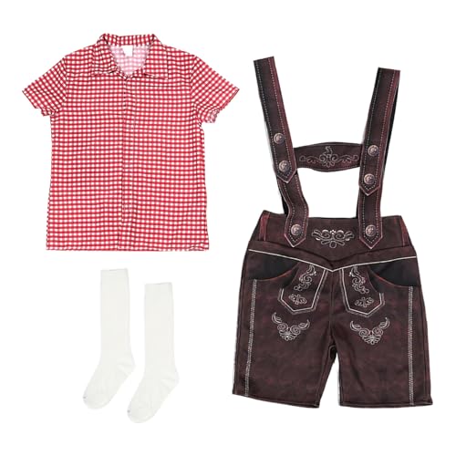 Vgvgaj Kinder Oktoberfest Kostüm - Halloween Party Verkleidung,Festkleidung Für Umzüge Kindergarten Familienfeste Kinderfeste Vgvgaj Kinder Oktoberfest Kostüm - Halloween Party Verkleidung,Festkleidung Für Umzüge Kindergarten Familienfeste Kinderfeste von Vgvgaj