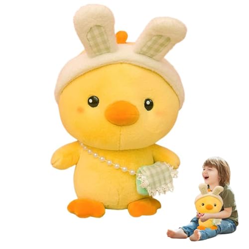 Vgvgaj Kleines Huhn aus Plüsch, Hühnertier aus Plüsch – Plüschspielzeug aus Plüsch, weiches Kuschelkissen, Raumdekoration für Schlafzimmer, Wohnzimmer Vgvgaj Kleines Huhn aus Plüsch, Hühnertier aus Plüsch – Plüschspielzeug aus Plüsch, weiches Kuschelkissen, Raumdekoration für Schlafzimmer, Wohnzimmer von Vgvgaj