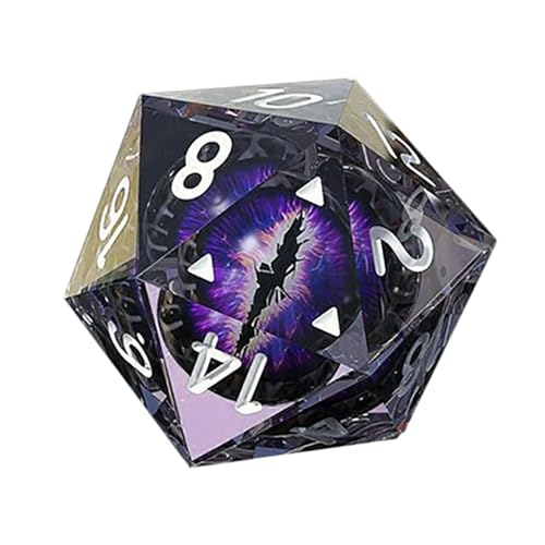 Vgvgaj Polyedrische Würfel, 20-seitige Spielwürfel, bunte Polyederwürfel mit glänzenden Augen für Rollenspiele, interaktive Spiele, Unterrichtsprojekte Vgvgaj Polyedrische Würfel, 20-seitige Spielwürfel, bunte Polyederwürfel mit glänzenden Augen für Rollenspiele, interaktive Spiele, Unterrichtsprojekte von Vgvgaj