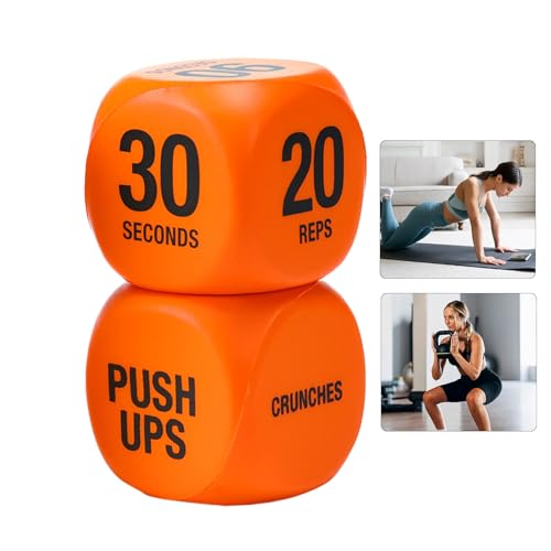Vgvgaj Trainingswürfel | EIN Paar Home Training Würfelspiel Für Frauen | Tragbares Fitness Zubehör Für Kniebeugen Liegestütze Anfänger Reise Outdoor Zuhause Vgvgaj Trainingswürfel | EIN Paar Home Training Würfelspiel Für Frauen | Tragbares Fitness Zubehör Für Kniebeugen Liegestütze Anfänger Reise Outdoor Zuhause von Vgvgaj