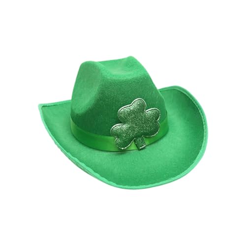 Vhersily Geschenke 2024 Angebote Modische Hüte, Stpatrick Day Celebration Gold Buckle Hat Festival Party Grün Hoch Irischer Hut Party Zubehör Grüner Zylinder St. Patrick Patrick Kostüm von Vhersily