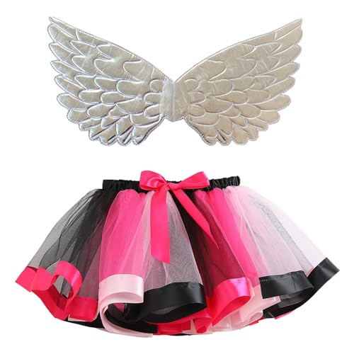 Vhersily geschenke angebote prinzessin set flügel bunt karneval kinder prinzessin kinder prinzessin kinder tüll bunt tutu rock kostüm faschingskostüm karneval geburtstag von Vhersily