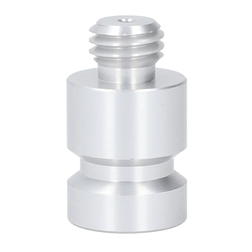 ViaGasaFamido Prismenstab-Adapter, Aluminium, 5/8-Zoll-11-Gewindeanschluss, 30 Mm Länge, Übertragungsgelenk, RTK-Schnellwechseladapter AD-E04RTK für Totalstationen, Brücken, Straßen von ViaGasaFamido