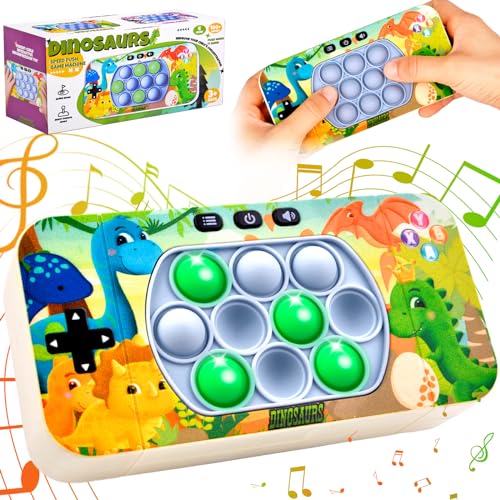 Vibbang Pop it Elektronisches Spiel, Pop Fidget it Spielzeug, Puzzle-Spielmaschine Game, Bubble Sensory Squeeze Toys, Dekompressions Spielzeug, Fidget Spielzeug für Kinder Frühe Entwicklung von Vibbang