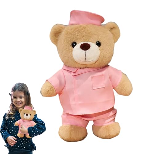 Bär für Krankenschwester | Weicher und niedlicher Teddybär - Kinderkissen für Freund Baby Kinder Valentinstag Kindergarten Schlafzimmer Halloween Weihnachten Büro Schreibtisch Familienzimmer Bär für Krankenschwester | Weicher und niedlicher Teddybär - Kinderkissen für Freund Baby Kinder Valentinstag Kindergarten Schlafzimmer Halloween Weihnachten Büro Schreibtisch Familienzimmer von Vibhgtf