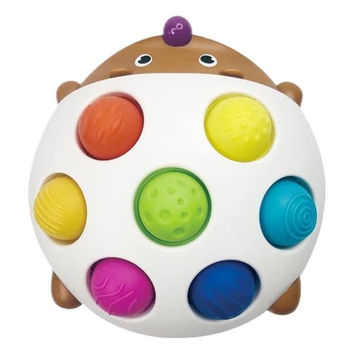 Kleinkind-Fidget-Spielzeugbrett, Kleinkind-Squeeze-Sensorbrett | Igelform Kleinkind Squeeze Sensory Board | Beruhigendes, entspannendes Zappelspielzeug für Kinder zum frühen Lernen für Kinderzimmer, S von Vibhgtf