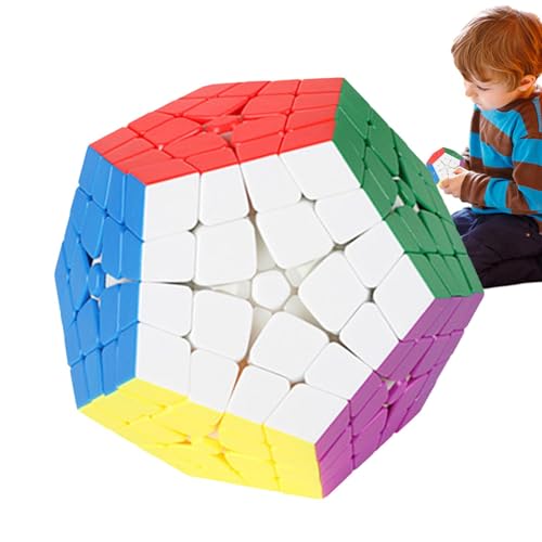 Speed ​​​​Magic Cube – Zauberwürfel – 12-seitiger Speed ​​Magic Cube, Spielzeug-Zauberwürfel, Würfel-Puzzlespiele, Magisches Puzzle-Antistress-Spielzeug von Vibhgtf