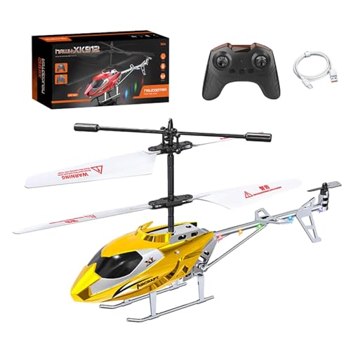 Vibhgtf RC-Helikopter für Kinder – RC-Helikopter für Kinder – Flugzeugmodell-Spielzeugflugzeug | Ferngesteuertes Flugzeugspielzeug mit 1 Start-/Landetaste, wiederaufladbarer Flug, stabil von Vibhgtf