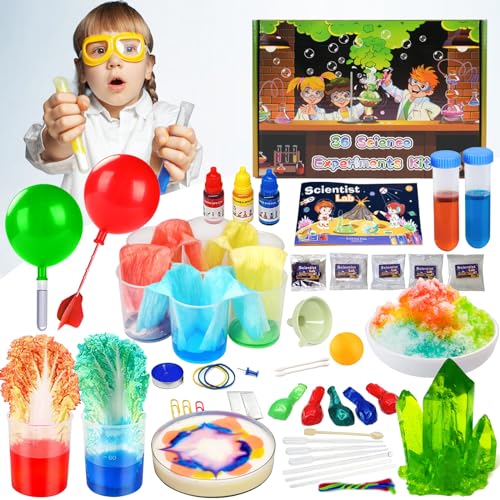Vicloon Experimente Wissenschaft Kit, 36 Versuchsreihen Lernspielzeug, STEM Aktivitäten Wissenschaftler Spielzeug, Chemie Physik Set Fun Science interaktives für Kinder ab 6-12 Jahren Geschenke Vicloon Experimente Wissenschaft Kit, 36 Versuchsreihen Lernspielzeug, STEM Aktivitäten Wissenschaftler Spielzeug, Chemie Physik Set Fun Science interaktives für Kinder ab 6-12 Jahren Geschenke von Vicloon